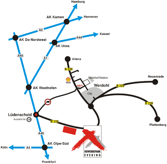 Anfahrtskizze